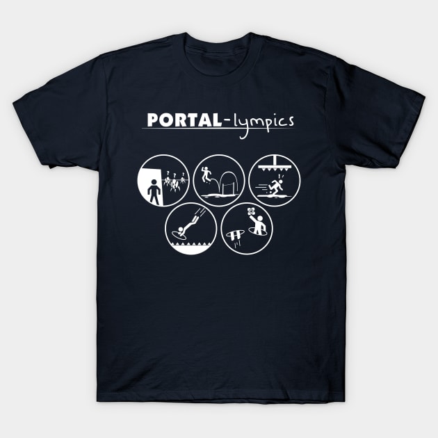 Portal-Lympics T-Shirt by TheHookshot